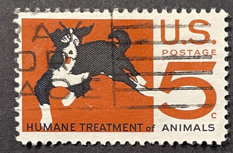 US #1307 Used F/VF 5c Humane Treatment of Animals 1966 [B55.3.1]