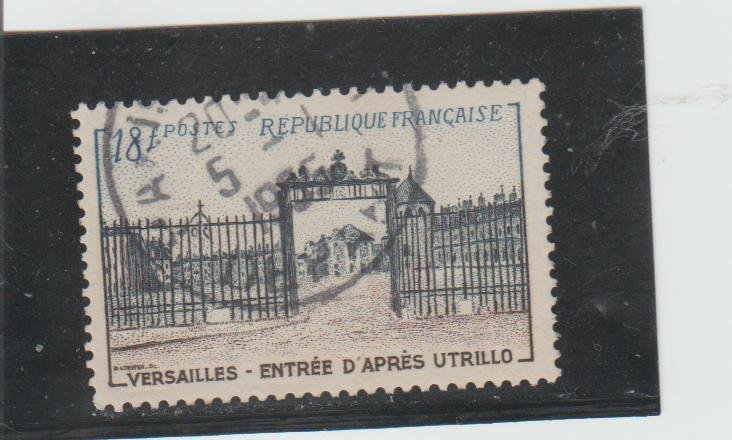 France  Scott#  728  Used  (1954 Versailles)