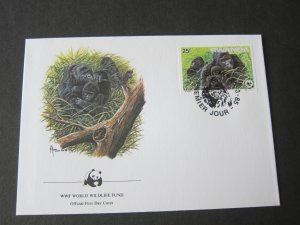 Rwanda 1985 Sc 1208-1211 FDC