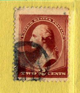 1800s US Stamp w/ Fancy Cancel:  Patriotic SHIELD Strike ~ Free Shipping..T1