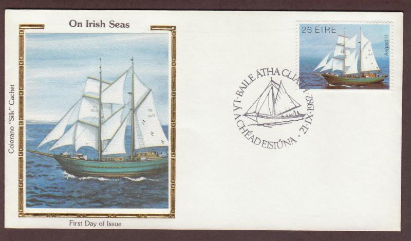 Ireland Sailing Ship 1982 Colorano U/A FDC BIN 13494