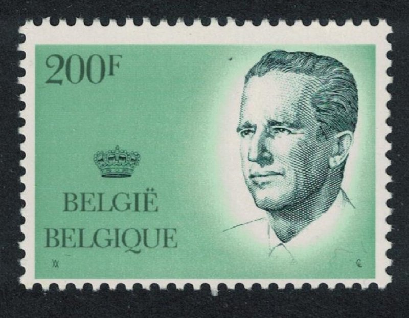 Belgium King Baudouin 200F Key Value High Cat SG#2731