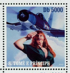 The Pinup Art Stamp Paul Butvila Drp 'em Sailor S/S MNH #4578-4586 