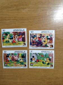 Anguilla  #  648-651   MNH