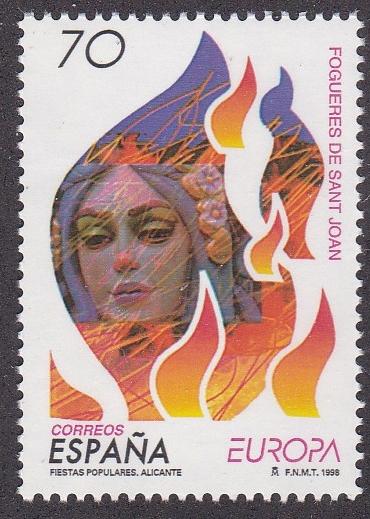 Spain # 2941, Europa - Popular  Festivals, NH, 1/2 Cat.