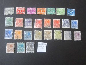 Netherlands 1926 Sc 164-193 selected FU