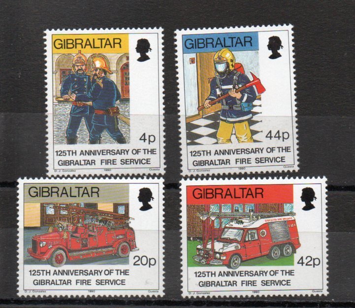 Gibraltar 566-569 MNH