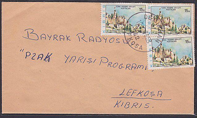 TURKISH CYPRUS 1978 cover DEMIKHAN / LEFKOSA cds...........................53738