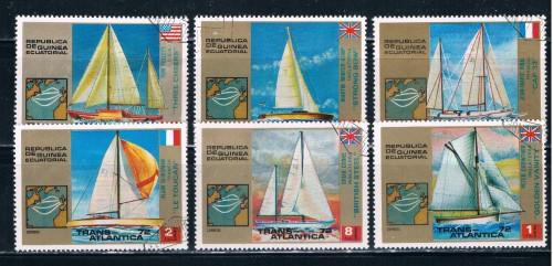 Equatorial Guinea Used Sail Boats 1972 (E0009)