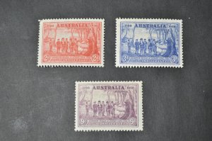Australia sc# 163-165 MNH OG stamp set 1937 163-5