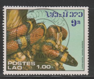 Laos 724 Snakes 1986