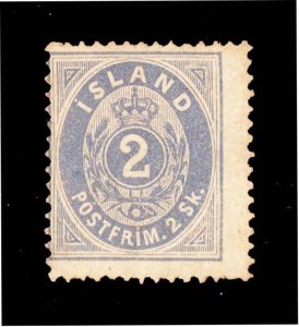 Iceland Scott 1 Unused no gum.