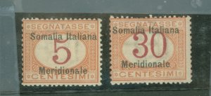 Somalia (Italian Somaliland) #J1/J4 Unused Single