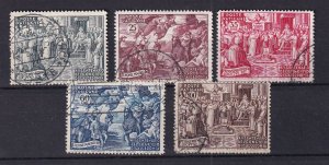 1951 - VATICAN - Scott #149-153 - Used