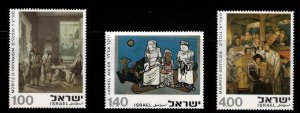 ISRAEL Scott 567-569 MNH** ART set