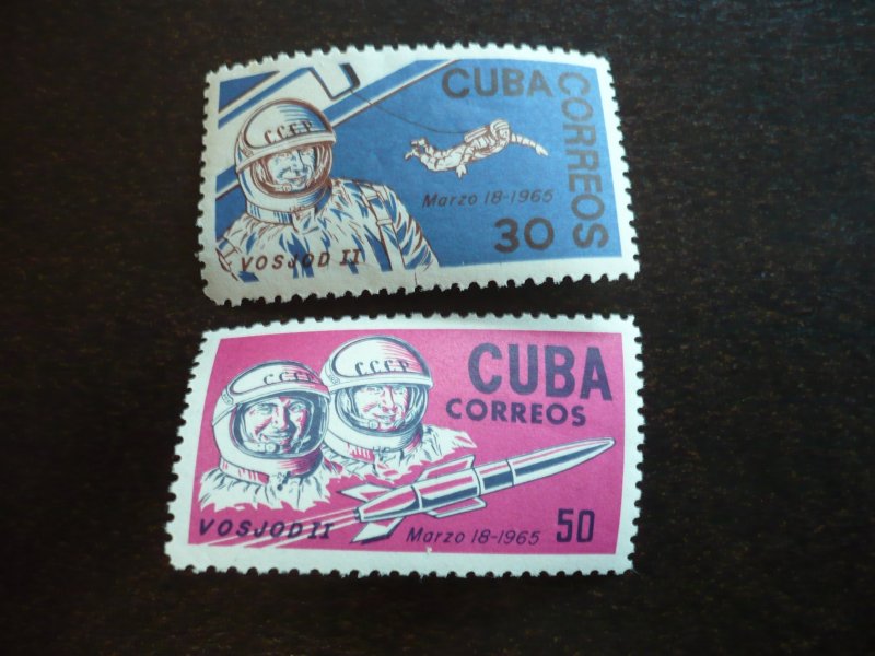 Stamps - Cuba - Scott# 946-947 - Mint Hinged Set of 2 Stamps