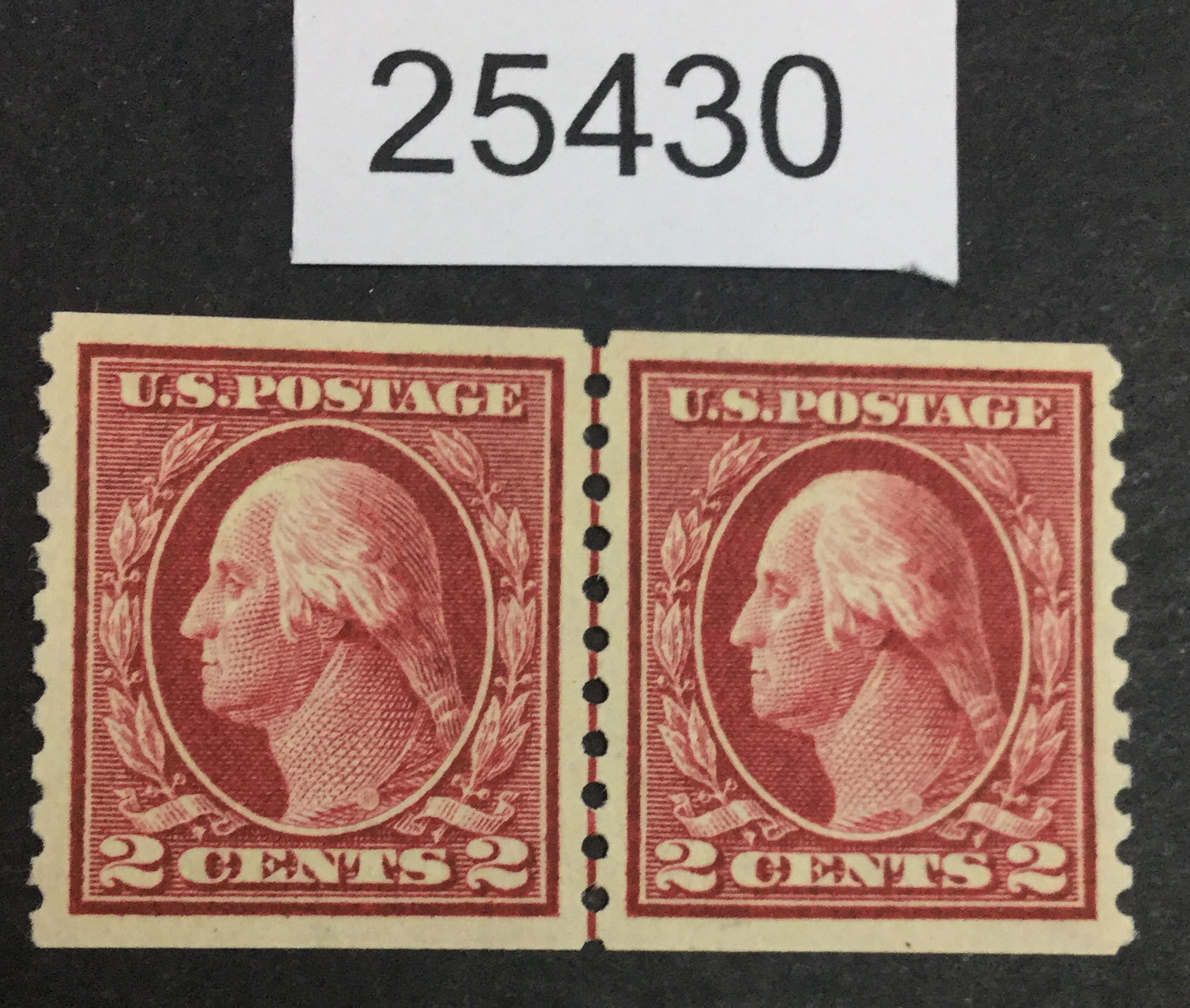 US Stamps 444 Linepair Mint OG NH LOT 25430 United States, General