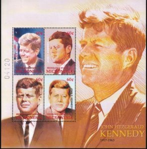 US 494 Trust Territories Micronesia NH VF John F. Kennedy M/S