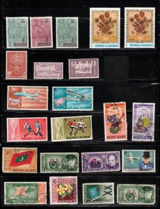 MALDIVES Lot Of MNH,  MH & Used Stamps - Various Topics