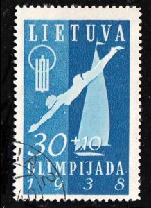 Lithuania Scott B45 Used.