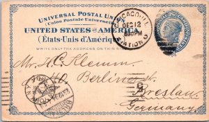 1894 Universal Postal Union - Chicago, ILL - F69626