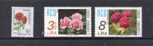 TURKEY 2283, 2095-6 MNH VF  Flowers