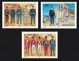 Monaco The Palace Guard 3v 1997 MNH SG#2322-2324 MI#2359-2361