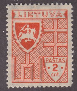 Lithuania 286 Double Barred Cross 1934