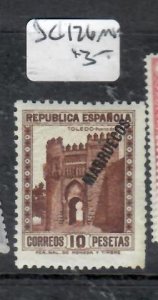 SPANISH MOROCCO SC 126   MOG     P0415A H