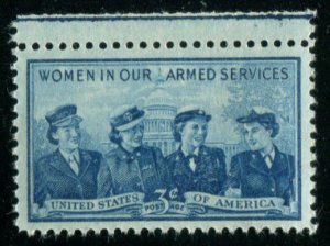 1013 US 3c Service Women, MNH