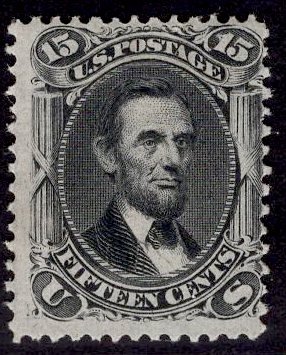 US Stamp #77 15c Lincoln MINT Regummed SCV $1900 (as no gum). CRISP Paper.