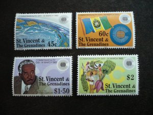 Stamps-St. Vincent Grenadines-Scott# 670-673 - Mint Hinged Set of 4 Stamps