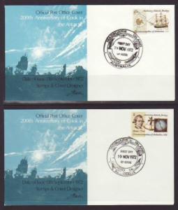 Australian Antarctic Territories L21-L21 Cook  S/2 U/A FDC 