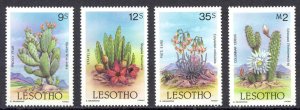 Lesotho Sc# 516-519 MH 1986 Flora & Fauna