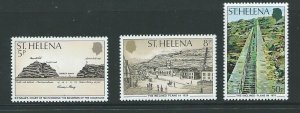 ST.HELENA SG355/7 1979 ANNIV OF THE INCLINED PLANE   MNH