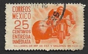 SE)1950-51 MEXICO SERIES IMMEDIATE DELIVERY, SPECIAL DELIVERY COURIER 25C