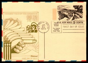 US UXC12 Grand Canyon Fleetwood U/A FDC Postal Card