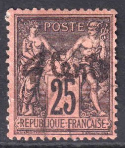 FRANCE 100 UNUSUAL FRENCH COLONIAL OVERPRINT CDS F/VF SOUND