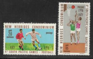 New Hebrides (British) Scott 146-147 MH* stamp set