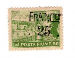 Fiume #64 - MH - CAT VALUE $9.75