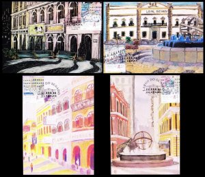 Macao/Macau SC#776-779 Senado Square (1995) Maxium card