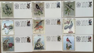 COMPLETE SET OF 50 STATE BIRDS AND FLOWERS COLORANO SILK Eagle Robin Quail etc