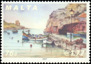 Malta #1308-1312, Complete Set(5), 2007, Art, Never Hinged