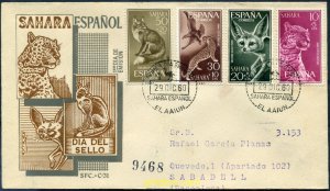 350758 MNH SAHARA ESPAÑOL 1960 DIA DEL SELLO