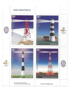 Argentina 2006 Lighthouse S/S Sc 2377 MNH C10