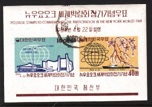 South Korea 433a Souvenir Sheet CTO NH VF