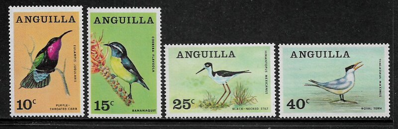 Anguilla #36-9 MNH Set - Birds