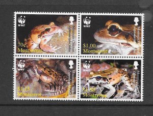 MONTSERRAT #1159 FROG  (MOUNTAIN CHICKEN) WWF MNH