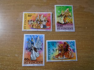 St Vincent  #  655-58  MNH   O/P  Specimen