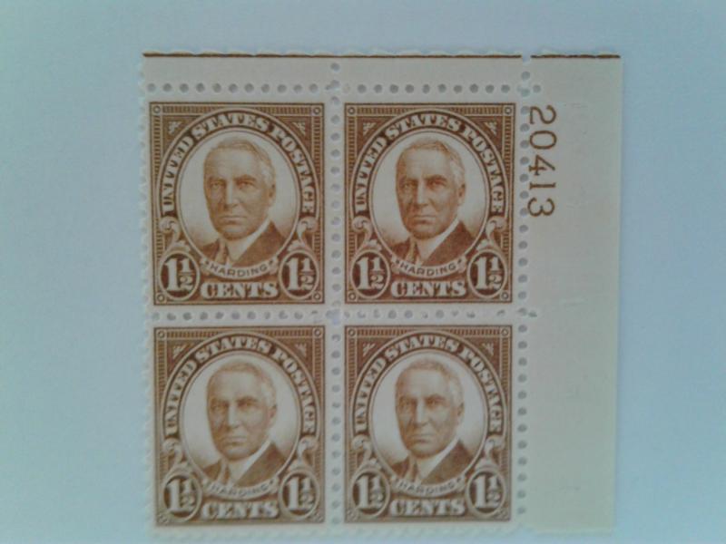 SCOTT # 684 PLATE BLOCK MINT NEVER HINGED GEM